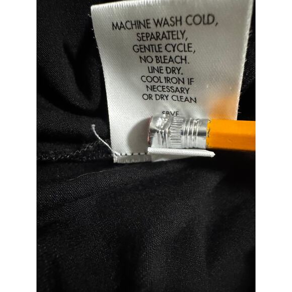 Eileen Fisher Petite Slim Ankle Pants Black PM Pull On Stretch Jersey - Picture 4 of 5